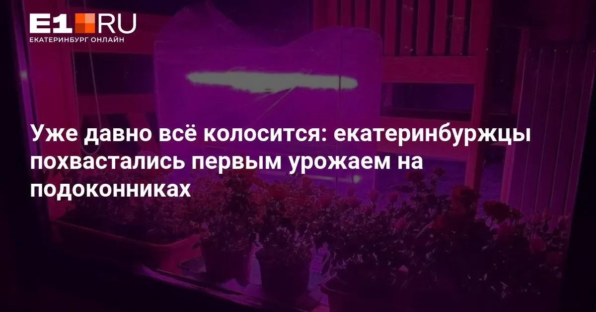 Уральские садоводы начали подготовку к сезону