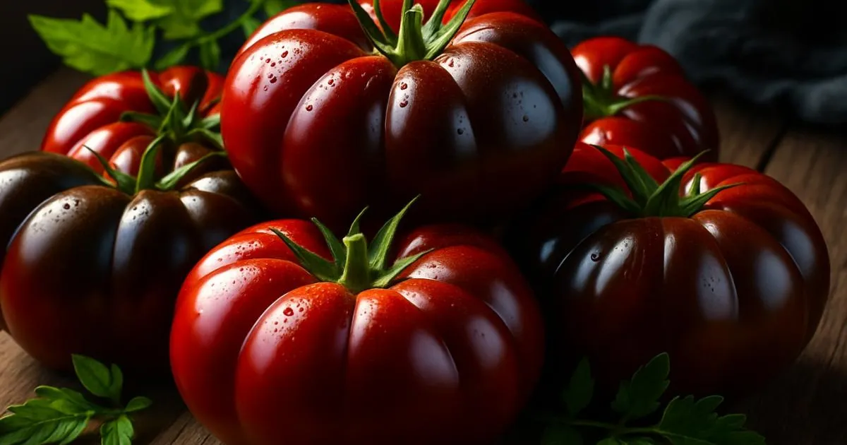 Черные томаты: сорта с десертным вкусом и урожайностью