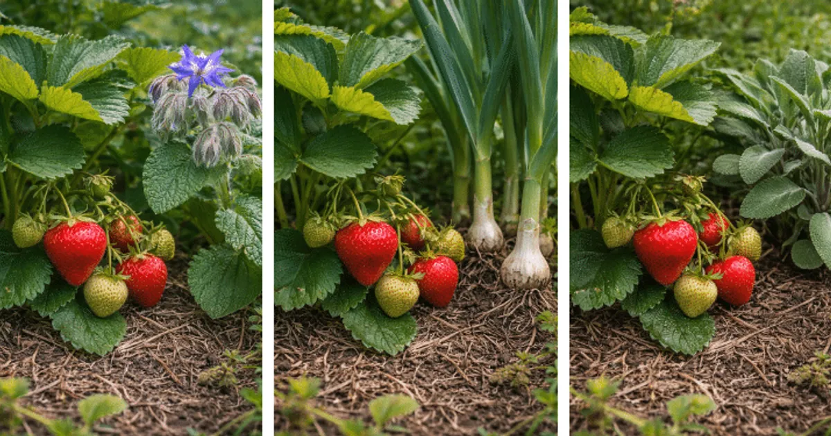 9 растений, которые защищают клубнику на грядке