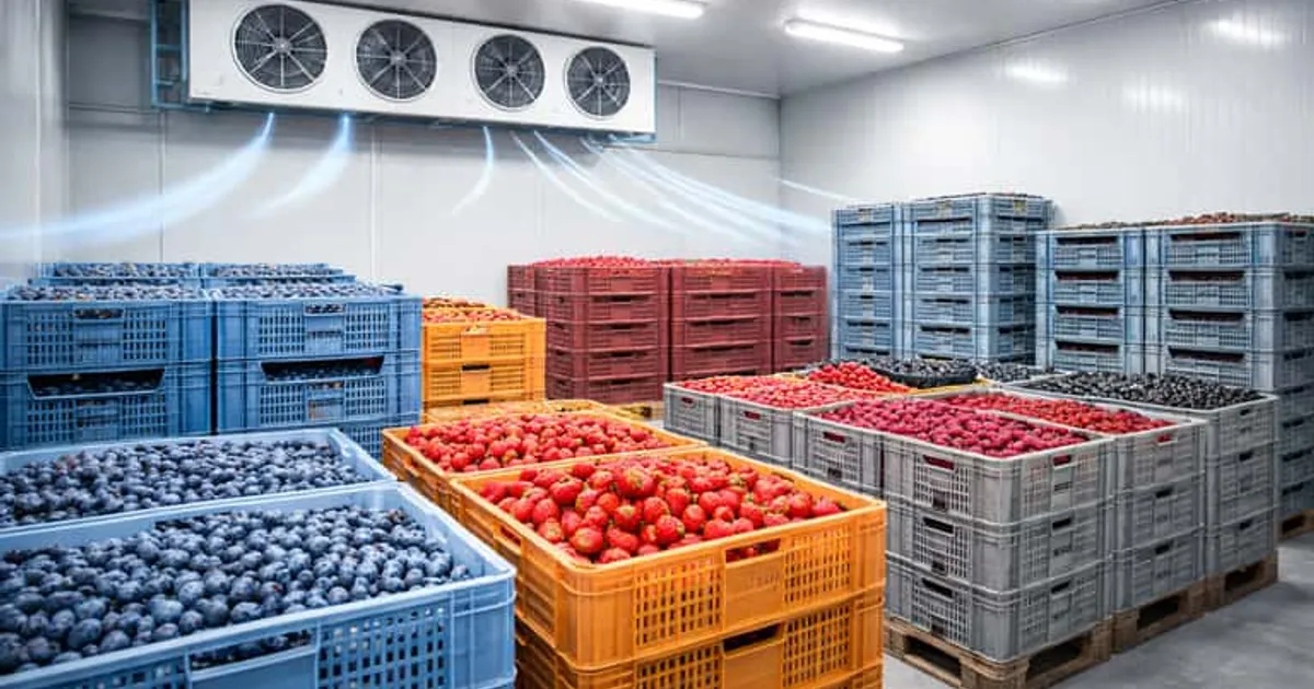 Холодильные камеры для хранения ягод: клубники, голубики