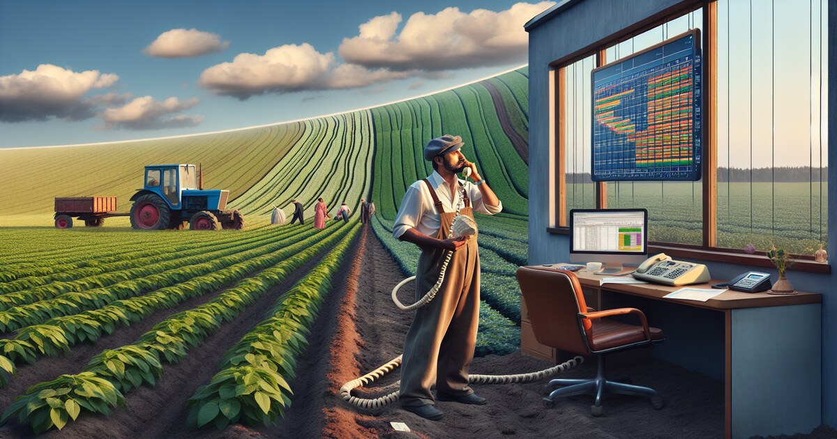 Бригадир звонит — агроном записывает: как данные с поля теряются по дороге в контору