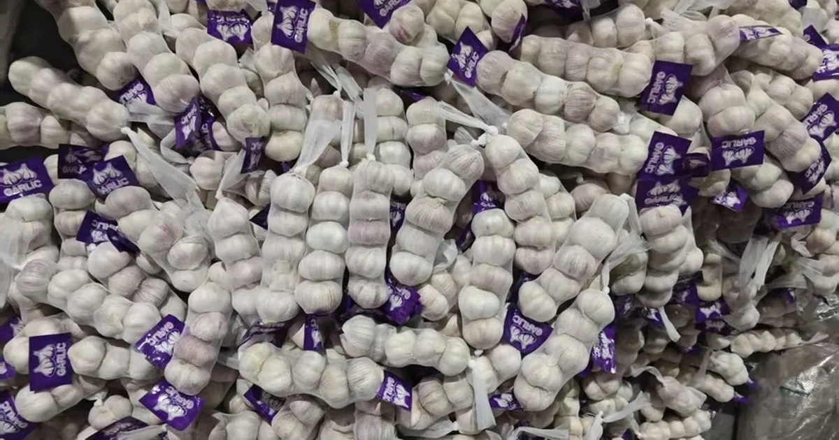 Экспорт чеснока из Китая вырос, рынок востребован