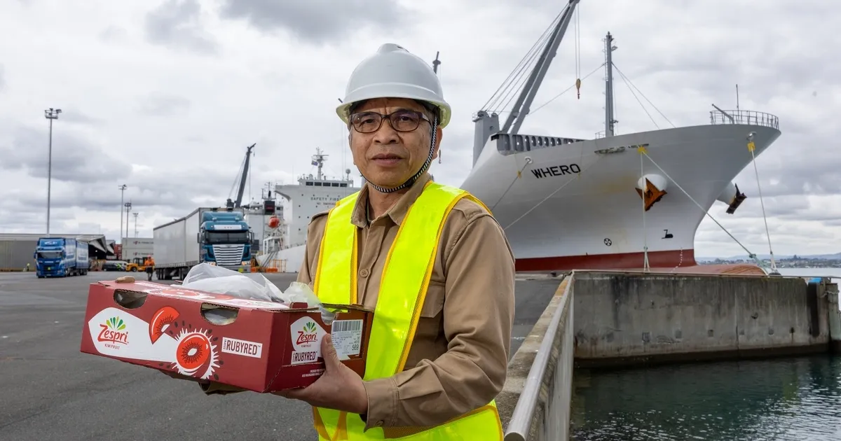 Первый чартерный рейс с киви Zespri отправился в Японию и Южную Корею