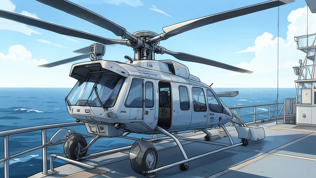 Robinson показала посадку беспилотного R44 AIRTRUCK на имитацию палубы