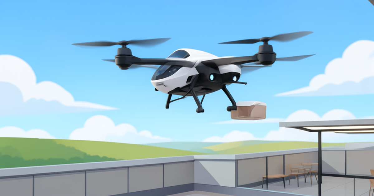 DoorDash Air: новый дрон и система доставки для ресторанов