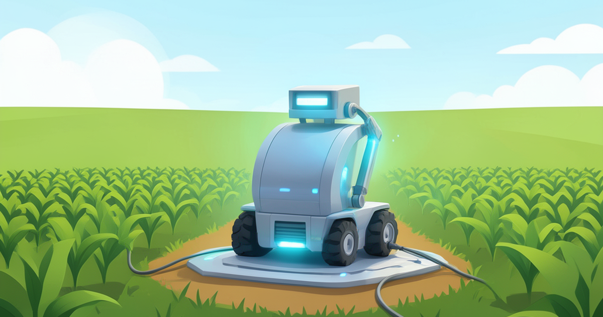 Беспроводная зарядка для роботов: масштабирование AgTech