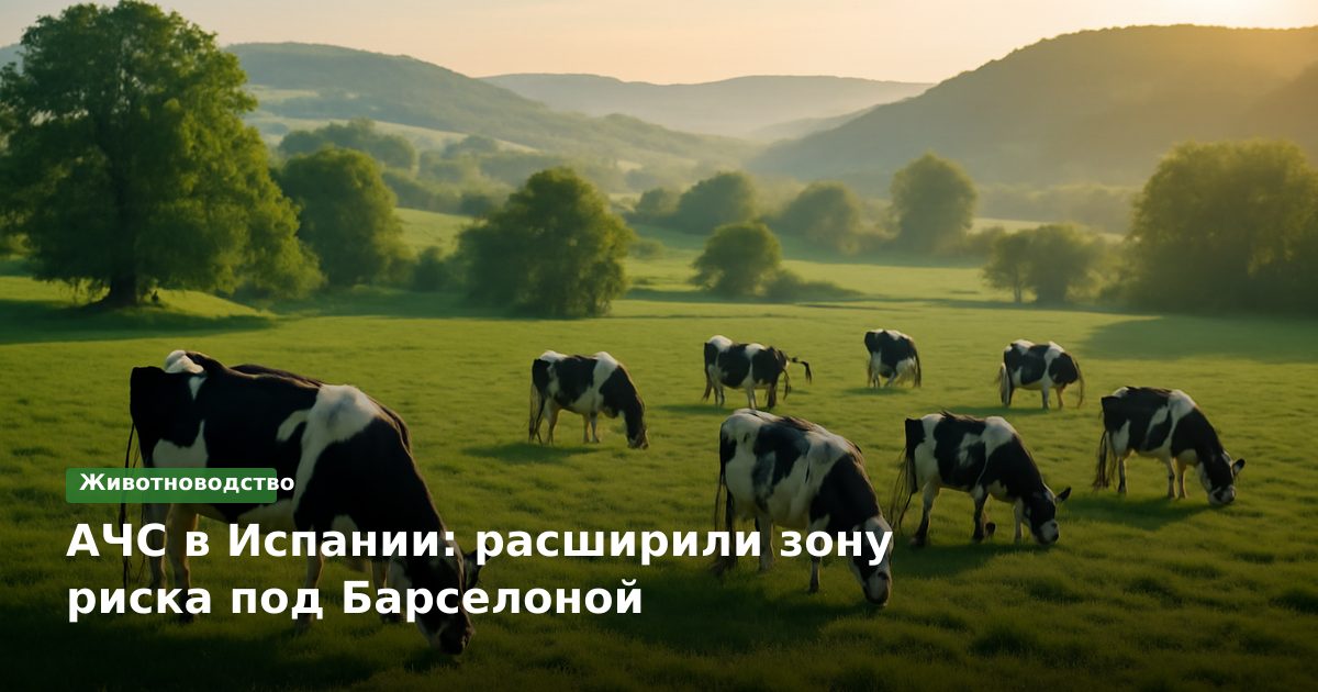 АЧС в Испании: расширили зону риска под Барселоной