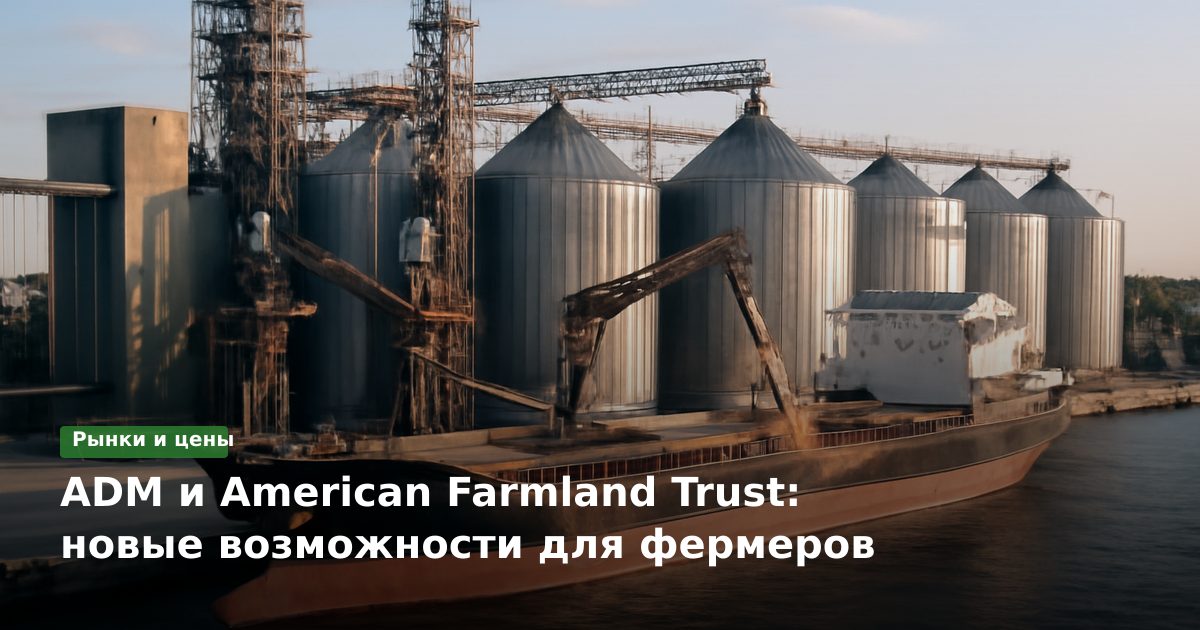 ADM и American Farmland Trust: новые возможности для фермеров