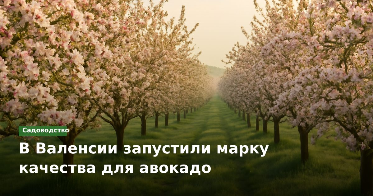 В Валенсии запустили марку качества для авокадо