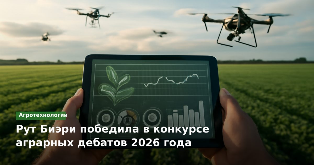 Рут Биэри победила в конкурсе аграрных дебатов 2026 года