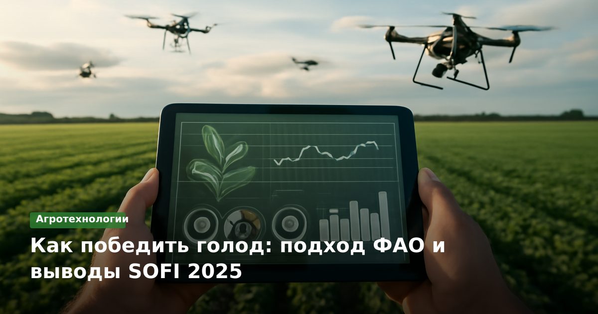 Как победить голод: подход ФАО и выводы SOFI 2025