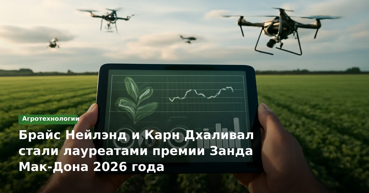 Брайс Нейлэнд и Карн Дхаливал стали лауреатами премии Занда Мак-Дона 2026 года