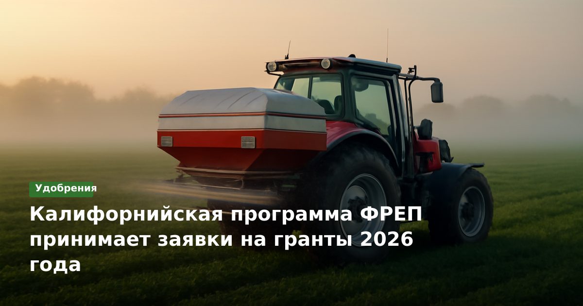 Калифорнийская программа ФРЕП принимает заявки на гранты 2026 года