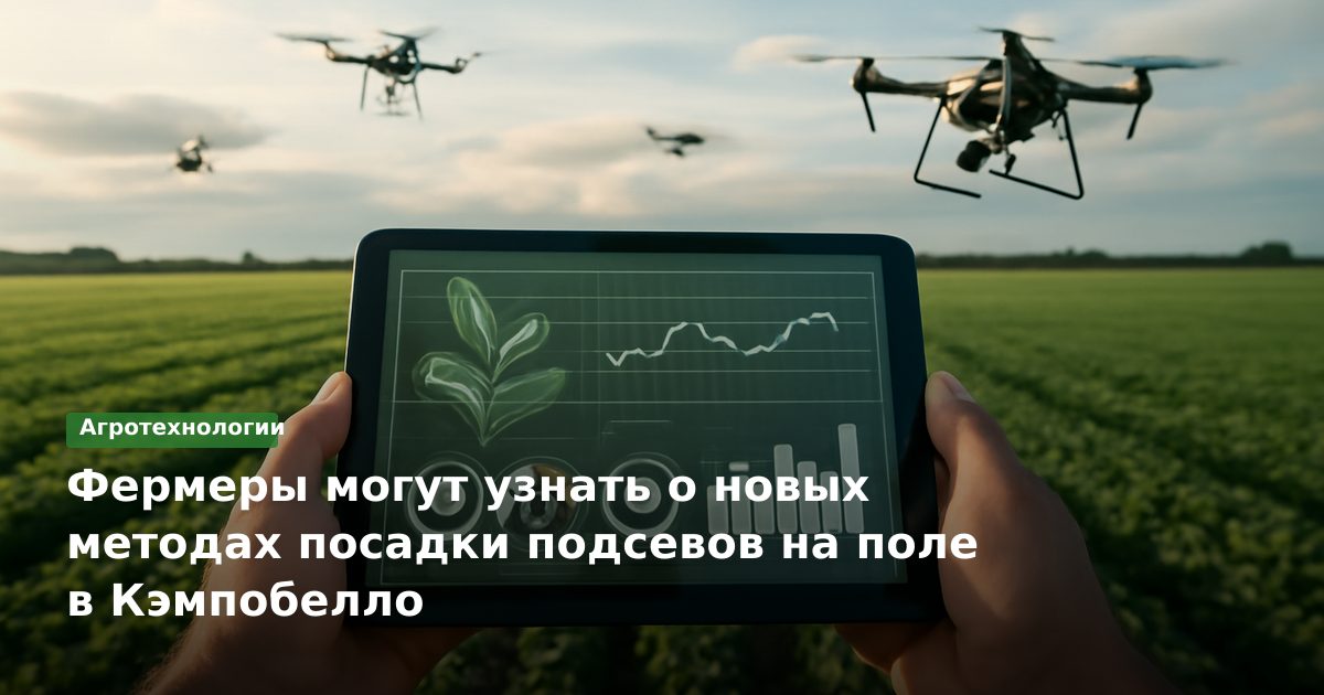 Фермеры могут узнать о новых методах посадки подсевов на поле в Кэмпобелло