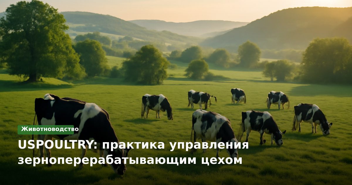 USPOULTRY: практика управления зерноперерабатывающим цехом