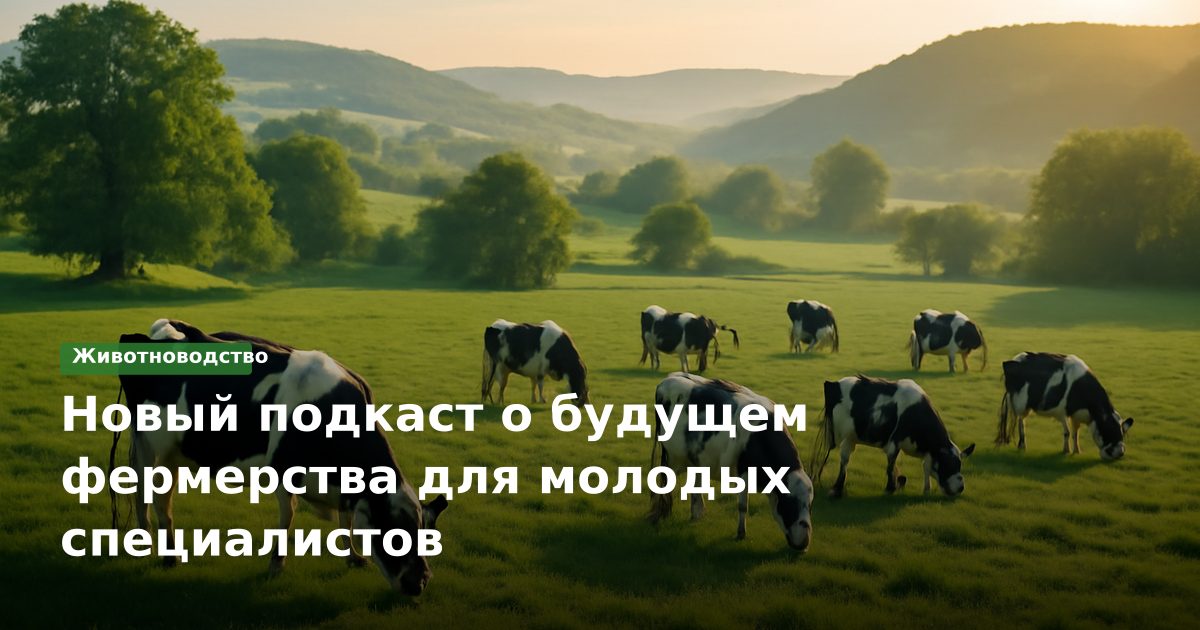 Новый подкаст о будущем фермерства для молодых специалистов