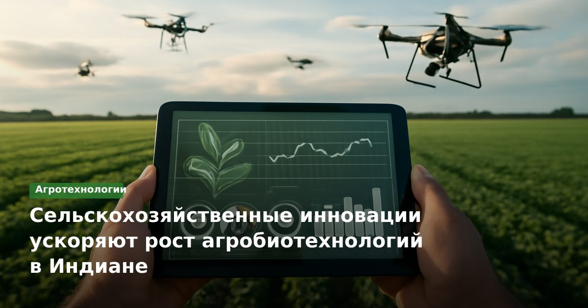 Сельскохозяйственные инновации ускоряют рост агробиотехнологий в Индиане