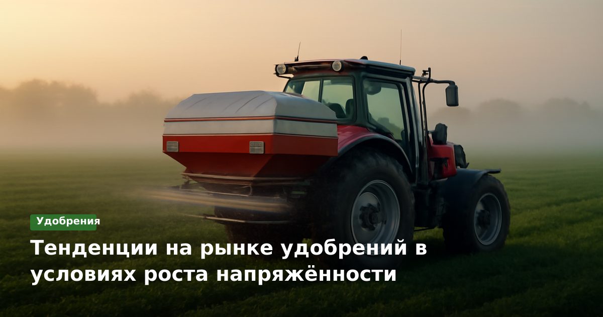 Тенденции на рынке удобрений в условиях роста напряжённости