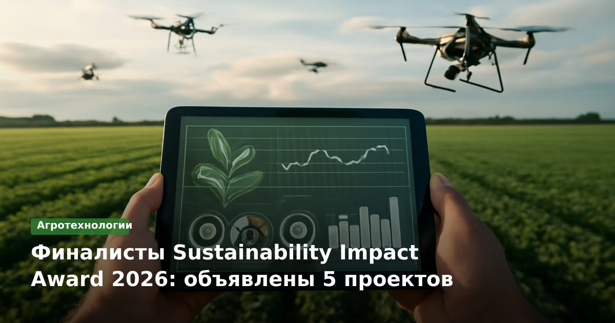 Финалисты Sustainability Impact Award 2026: объявлены 5 проектов