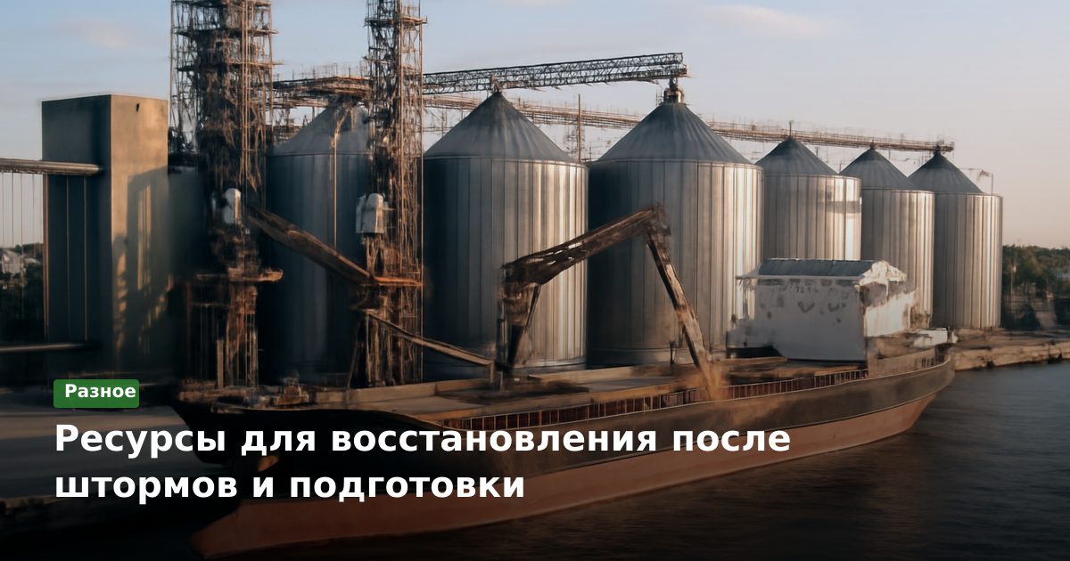 Ресурсы для восстановления после штормов и подготовки