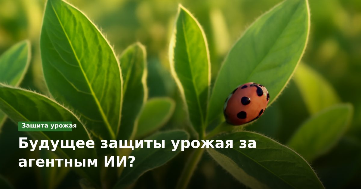 Будущее защиты урожая за агентным ИИ?