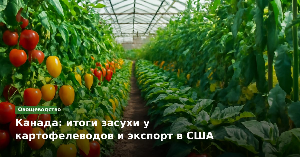 Канада: итоги засухи у картофелеводов и экспорт в США