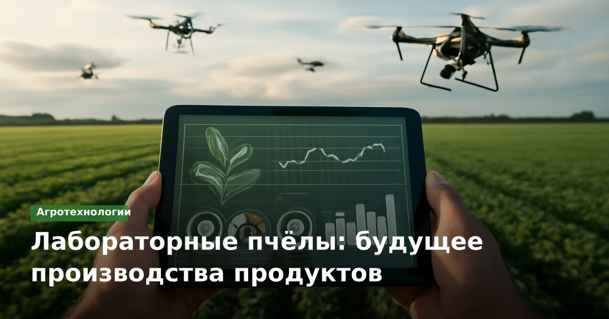 Лабораторные пчёлы: будущее производства продуктов