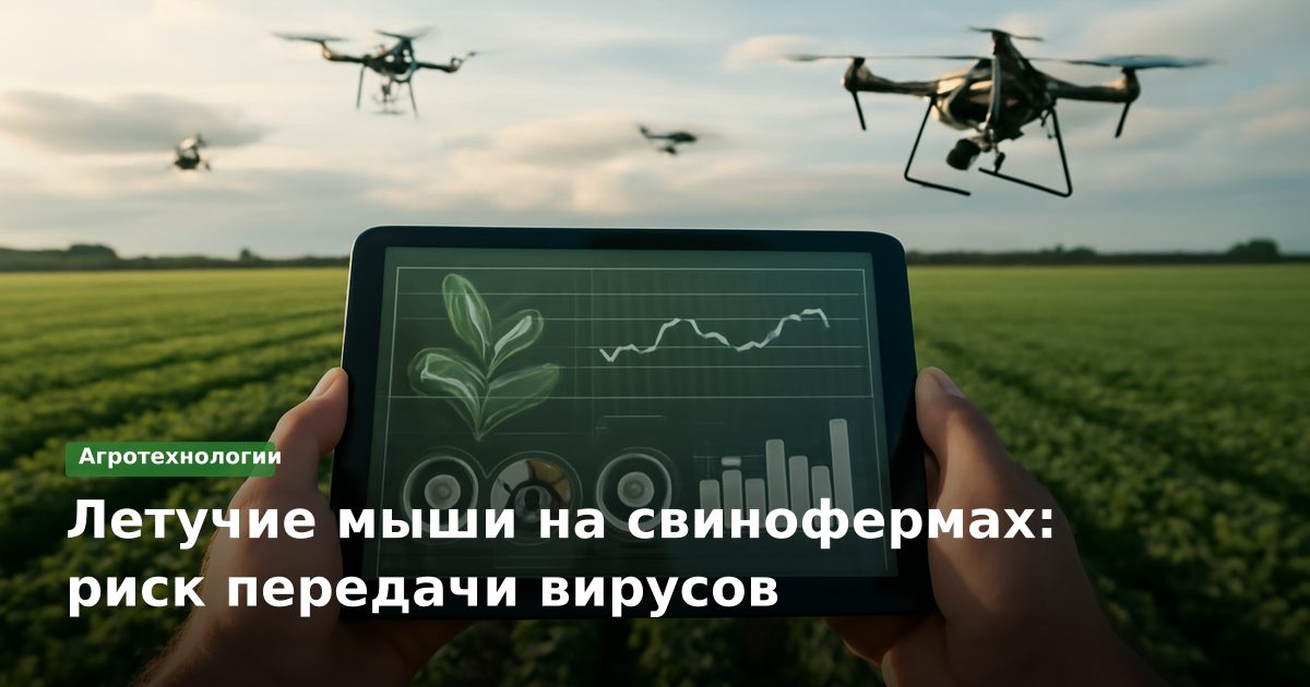 Летучие мыши на свинофермах: риск передачи вирусов