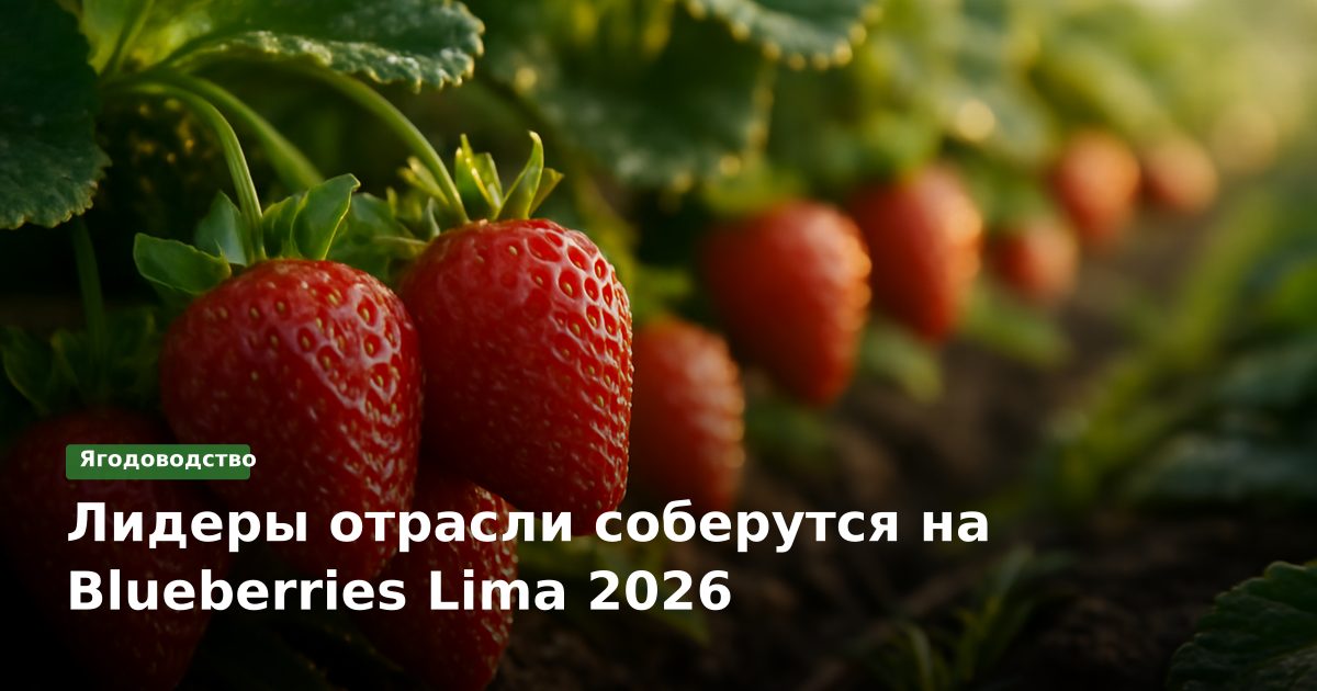 Лидеры отрасли соберутся на Blueberries Lima 2026