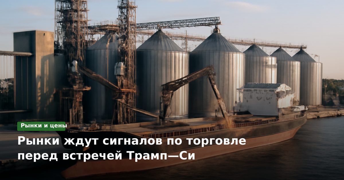 Рынки ждут сигналов по торговле перед встречей Трамп—Си