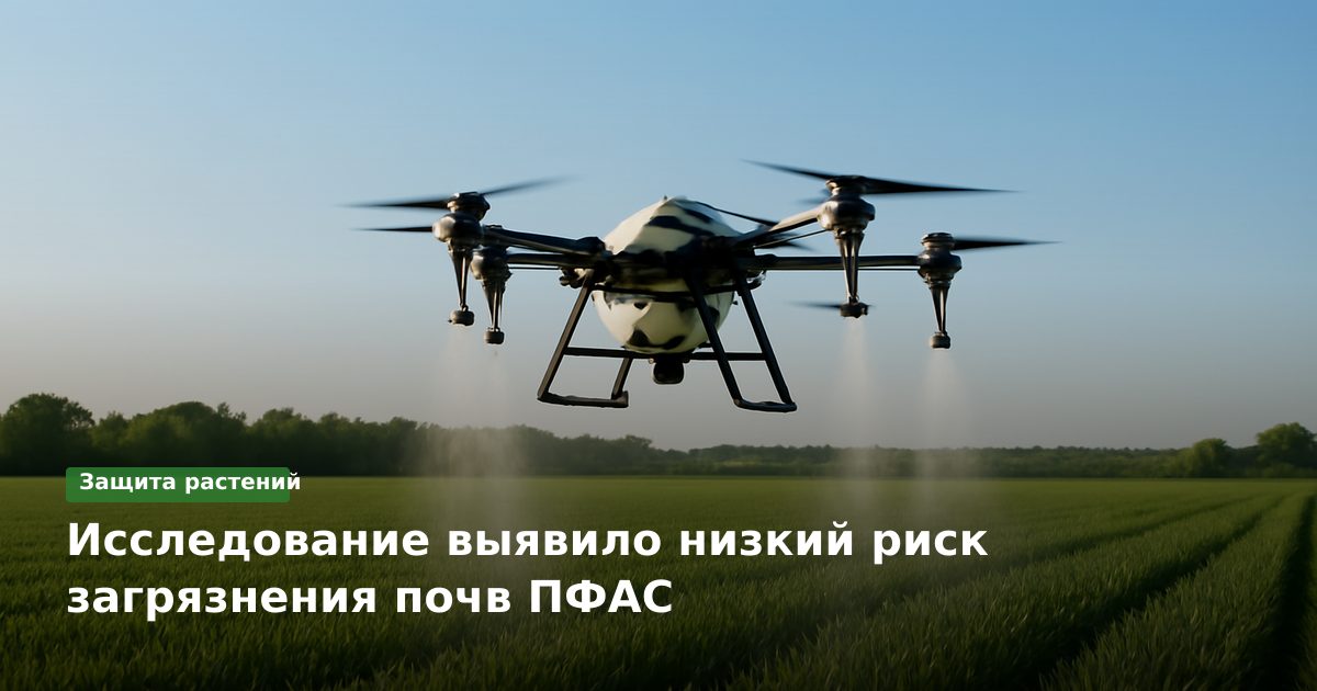 Исследование выявило низкий риск загрязнения почв ПФАС