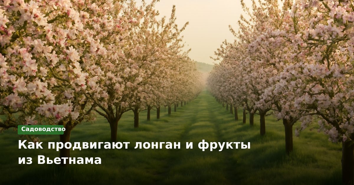 Как продвигают лонган и фрукты из Вьетнама