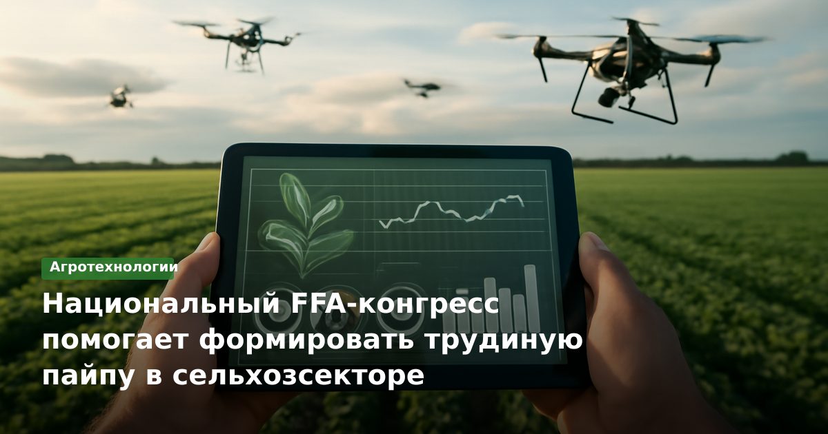 Национальный FFA-конгресс помогает формировать трудиную пайпу в сельхозсекторе