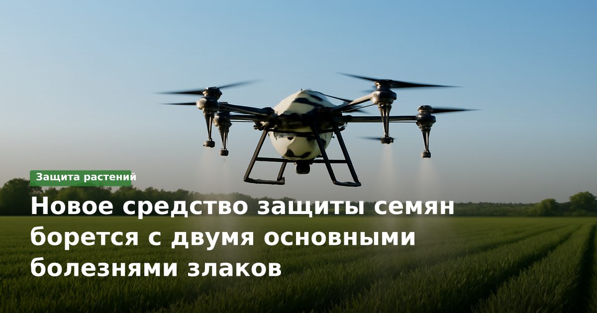 Новое средство защиты семян борется с двумя основными болезнями злаков