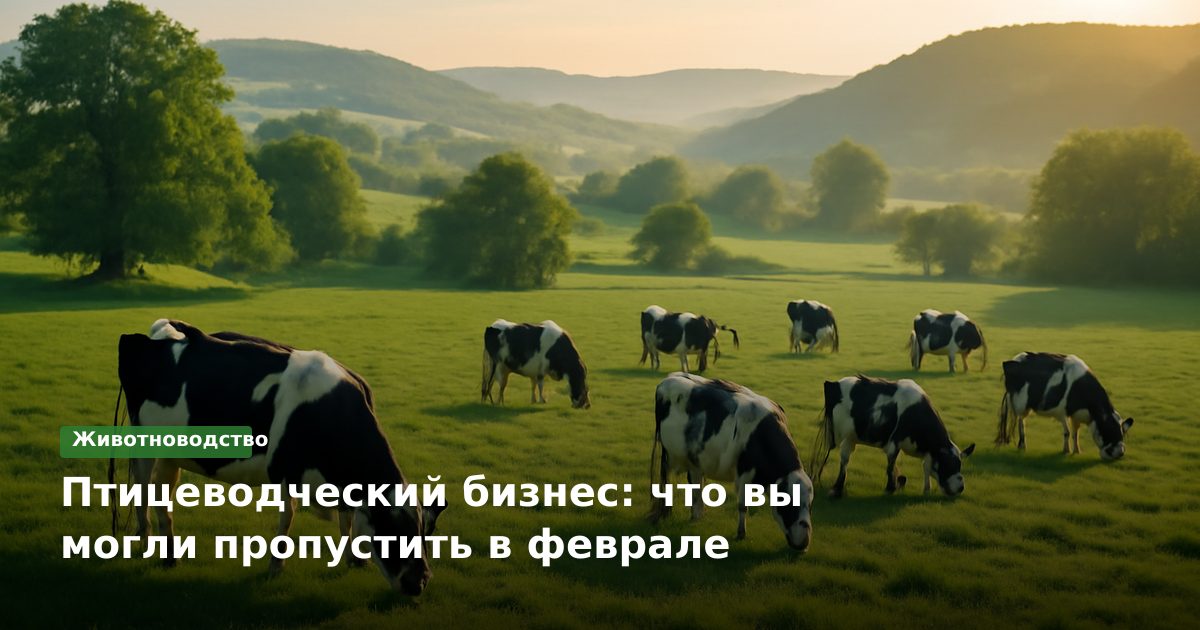 Птицеводческий бизнес: что вы могли пропустить в феврале