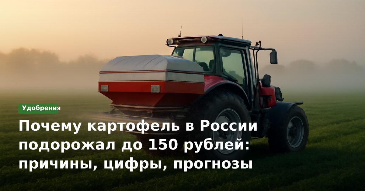 Почему картофель в России подорожал до 150 рублей: причины, цифры, прогнозы