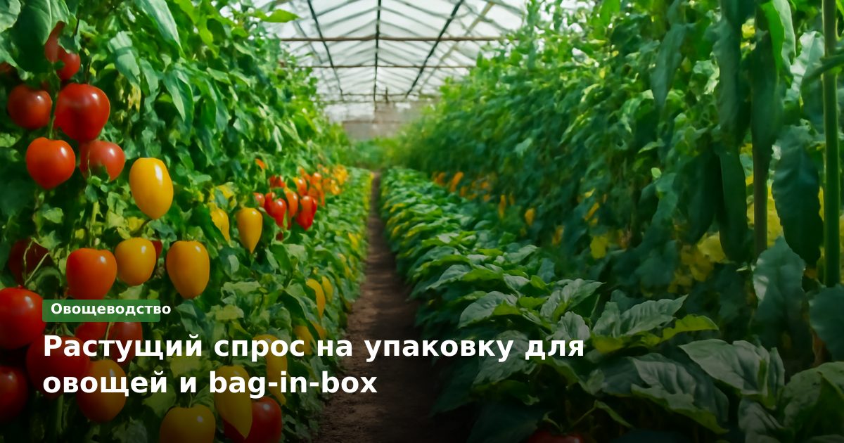 Растущий спрос на упаковку для овощей и bag-in-box
