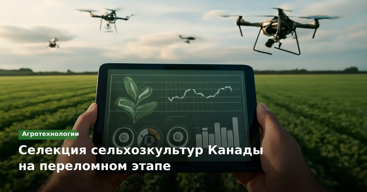 Селекция сельхозкультур Канады на переломном этапе