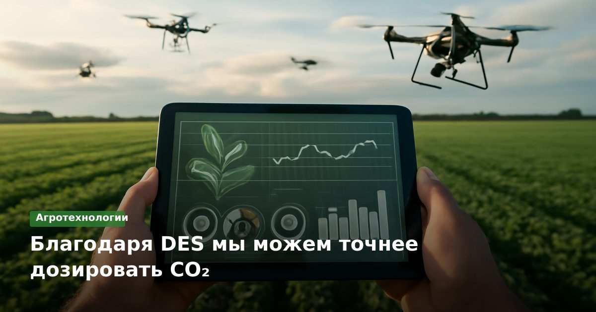 Благодаря DES мы можем точнее дозировать CO₂