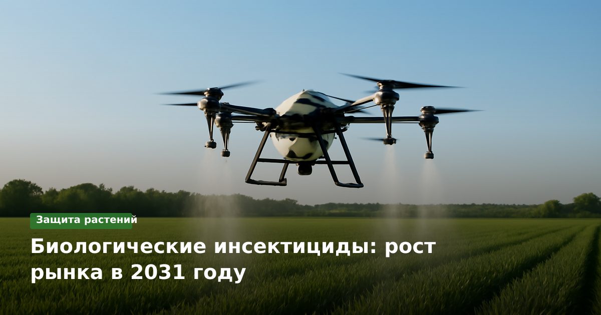 Биологические инсектициды: рост рынка в 2031 году
