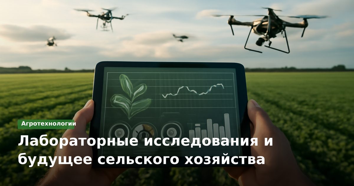 Лабораторные исследования и будущее сельского хозяйства