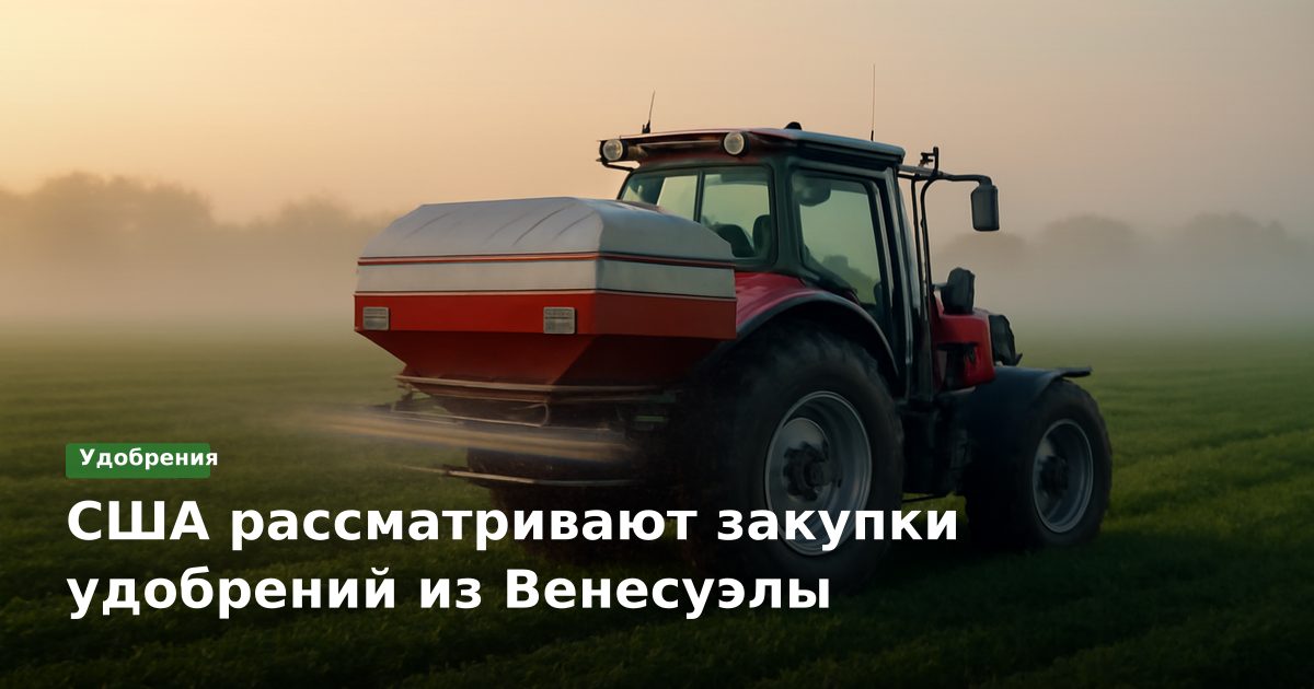 США рассматривают закупки удобрений из Венесуэлы