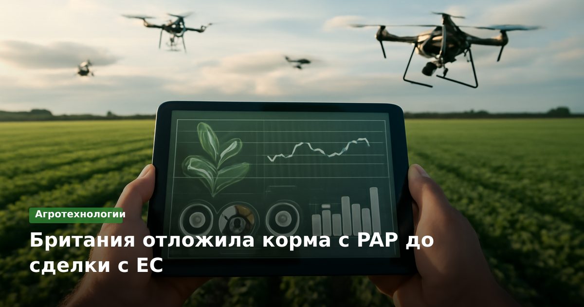 Британия отложила корма с PAP до сделки с ЕС