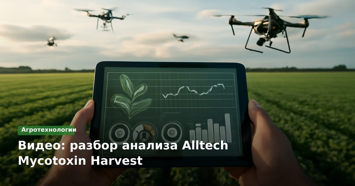 Видео: разбор анализа Alltech Mycotoxin Harvest