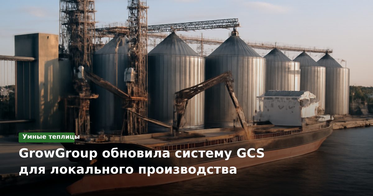 GrowGroup обновила систему GCS для локального производства