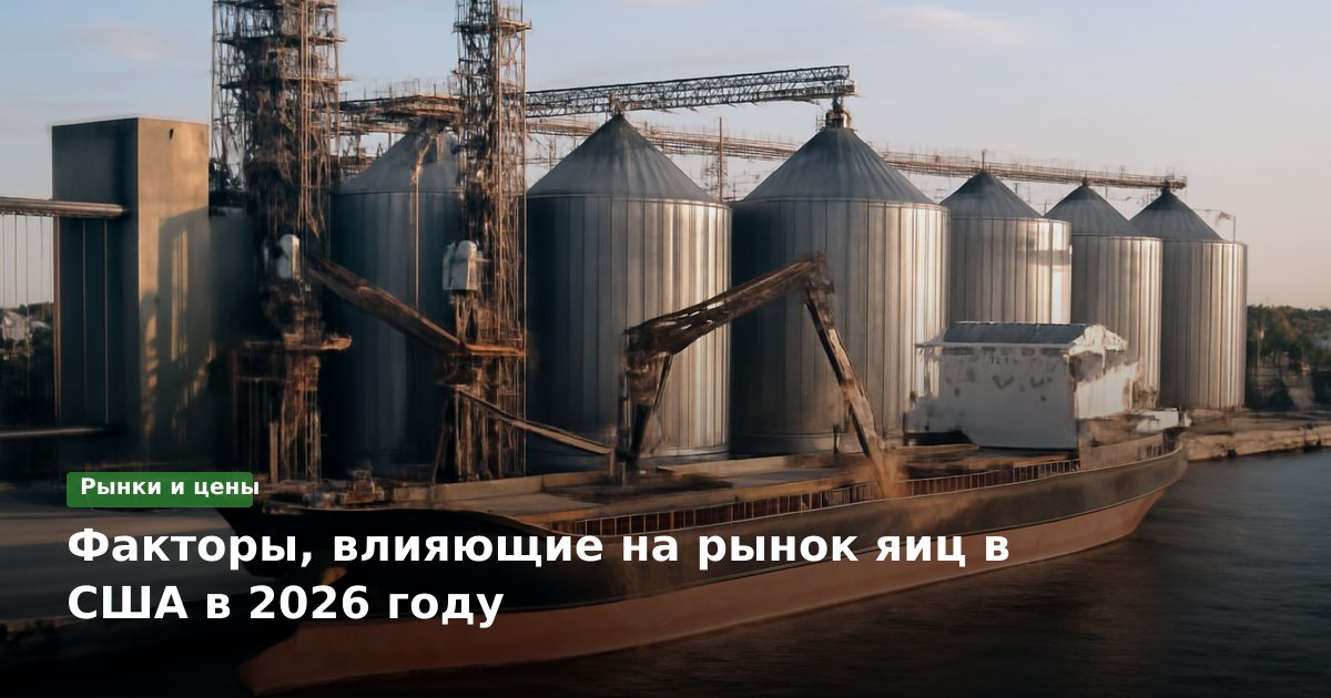 Факторы, влияющие на рынок яиц в США в 2026 году