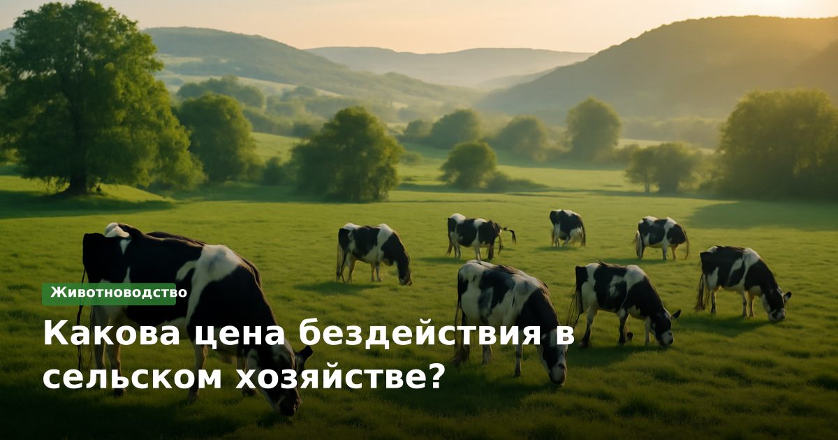 Какова цена бездействия в сельском хозяйстве?