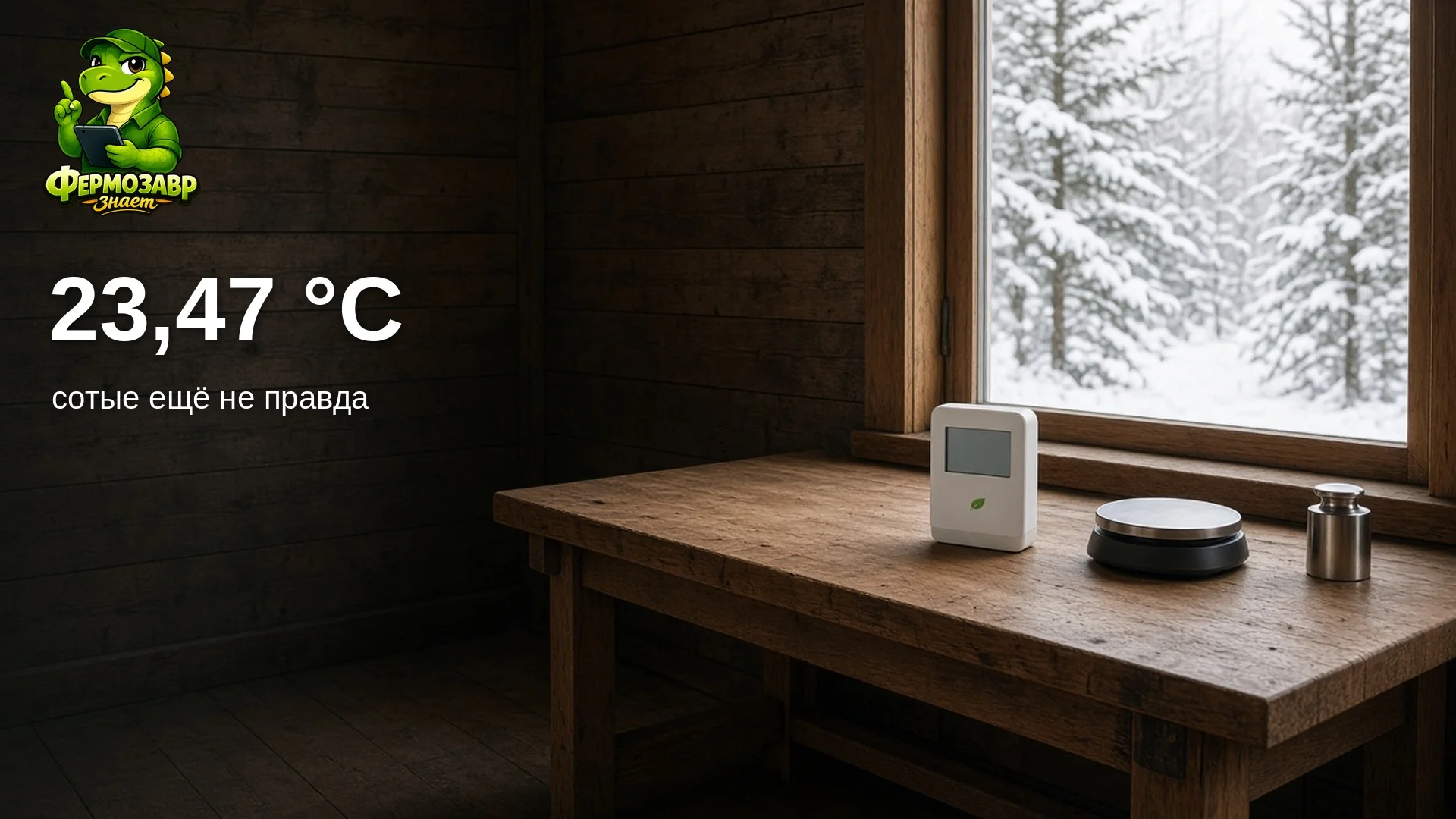 23,47 °C: что на самом деле показывает экран