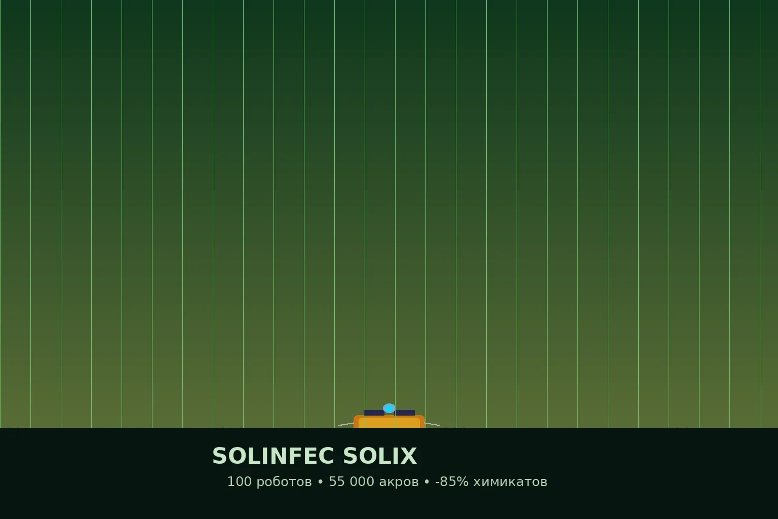 Solinftec запускает первый в агроробототехнике магазин запчастей на Amazon: Solix обработал 55 000 акров